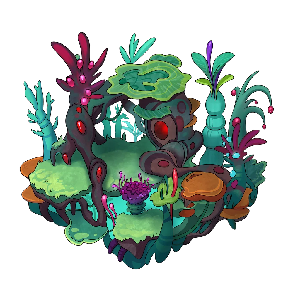 Jungle terrain, tier 2