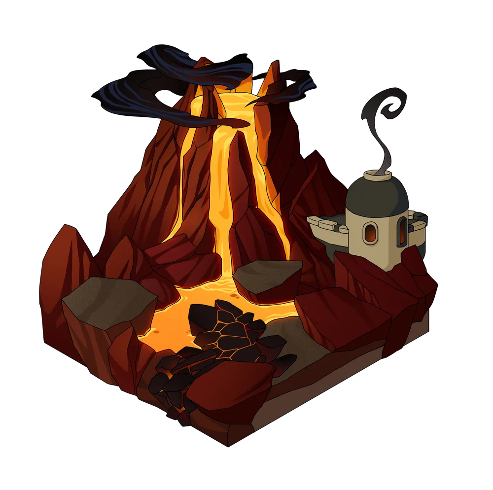 Molten terrain, tier 2