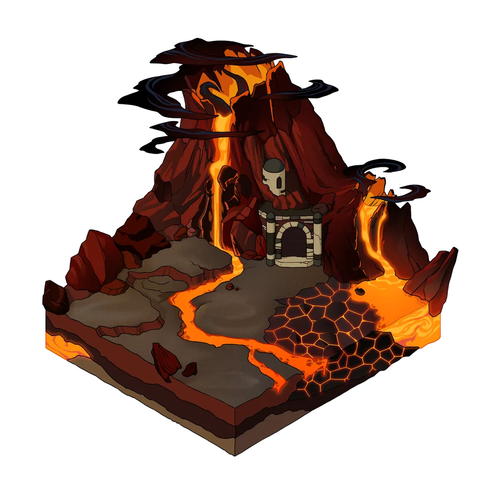 Molten terrain, tier 3