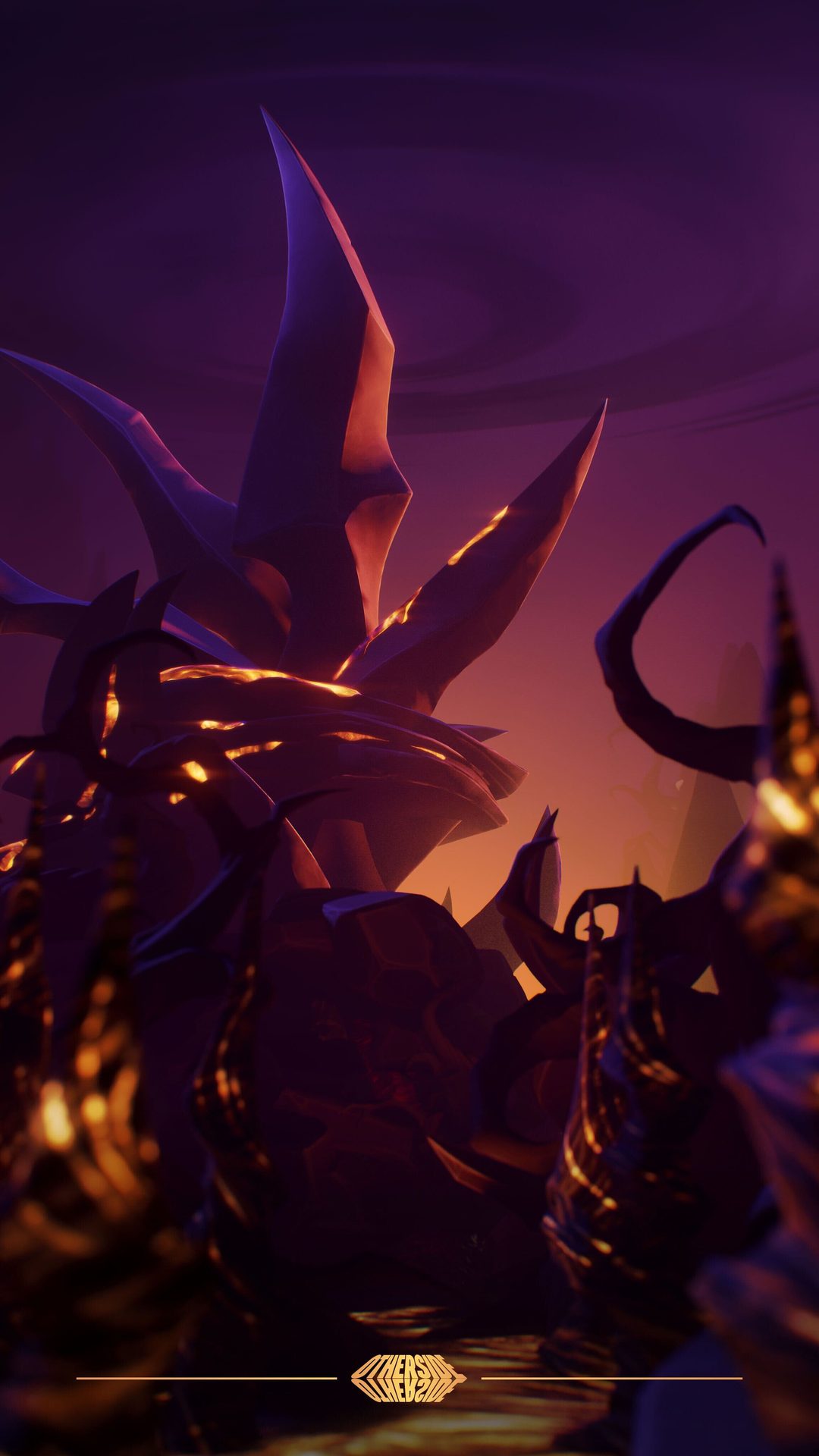Obsidian landscape