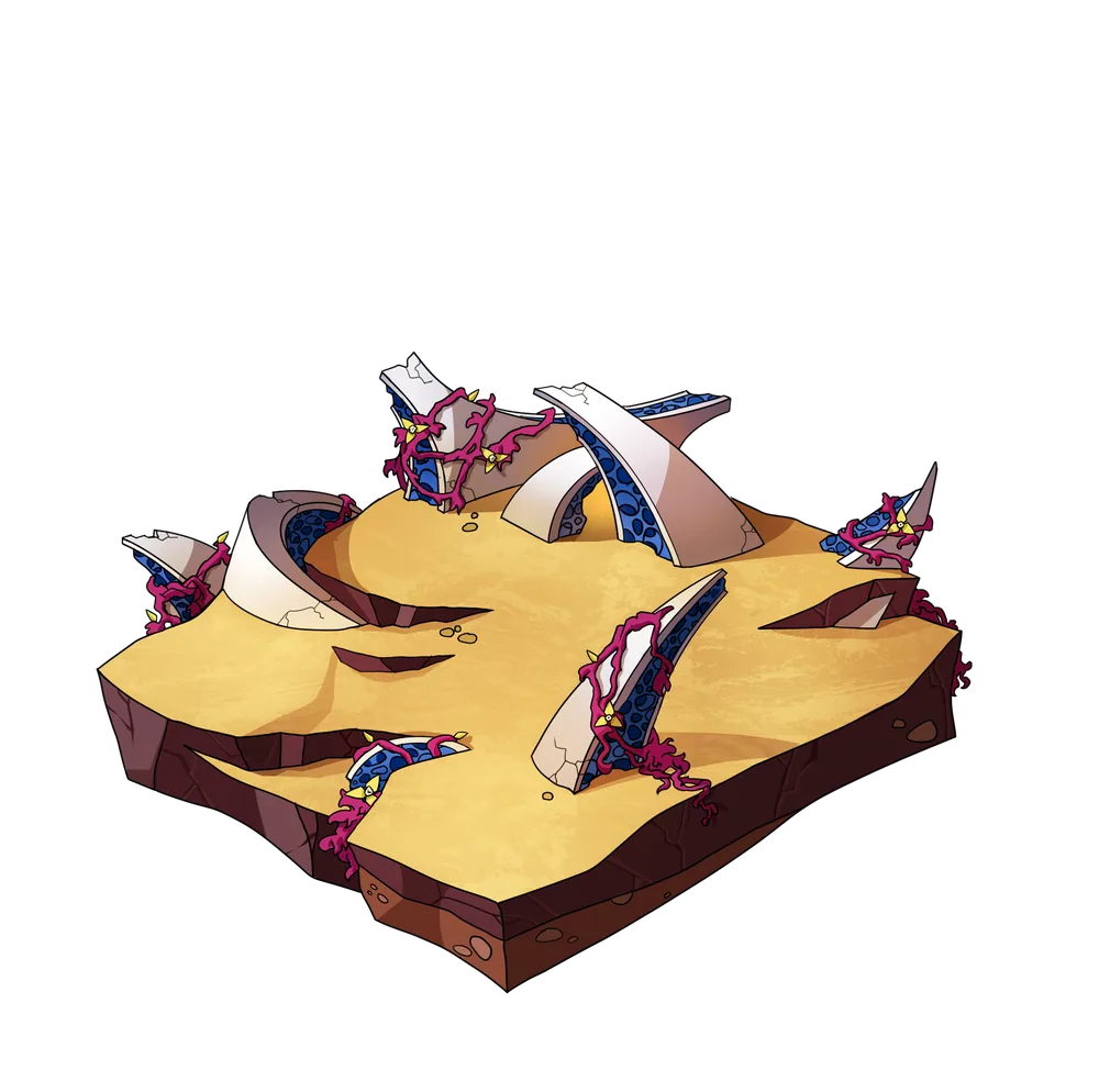 Ruins terrain, tier 1
