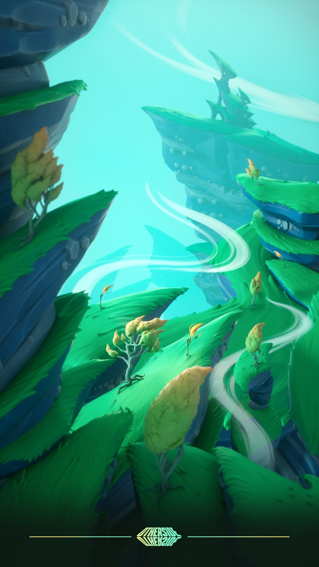 Steppes landscape